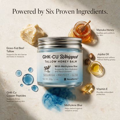 GHK-Cu Whipped Tallow Honey Balm
