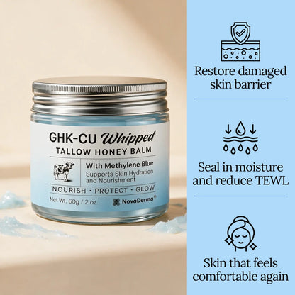 GHK-Cu Whipped Tallow Honey Balm