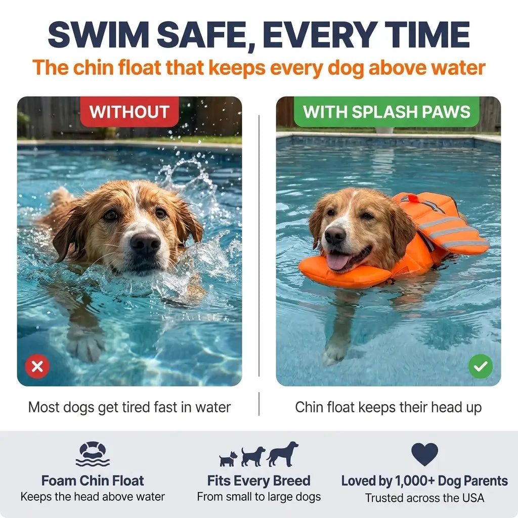 Bark’n’Buoy™ Head-Up Dog Life Jacket