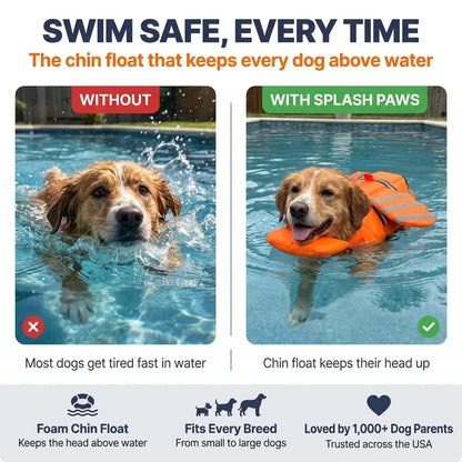 Bark’n’Buoy™ Head-Up Dog Life Jacket