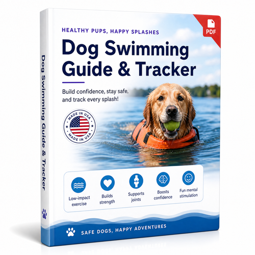 Dog swimming guide & tracker
